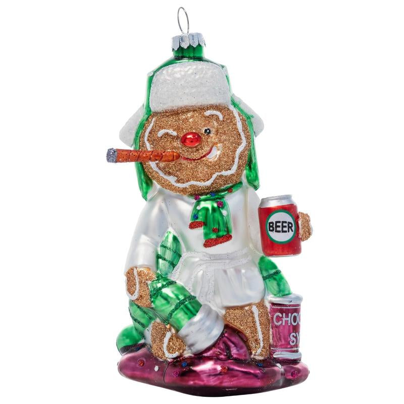 Cheeky Ornaments - Handcrafted Glass Holiday Decorations, Funny & Bold, Lightweight, Perfect for Gag Gifts & Office Parties, 5-7 Inches, under 1 Pound, Unique Holiday Gift