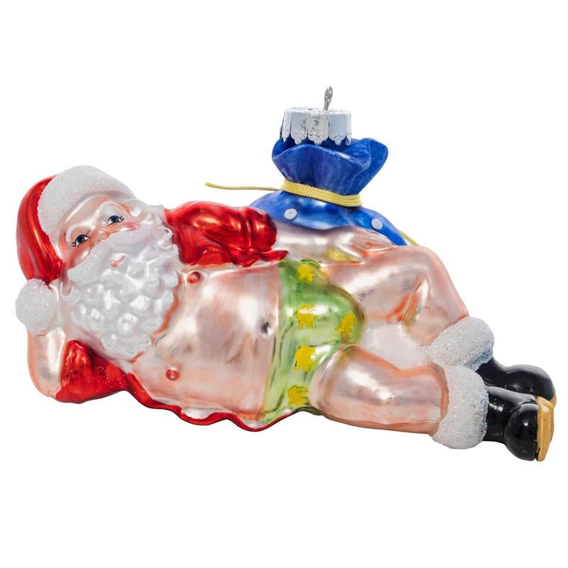 Cheeky Ornaments - Handcrafted Glass Holiday Decorations, Funny & Bold, Lightweight, Perfect for Gag Gifts & Office Parties, 5-7 Inches, under 1 Pound, Unique Holiday Gift