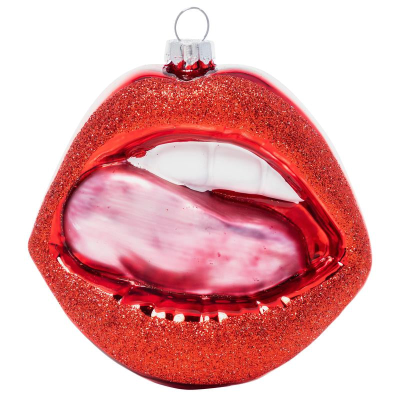 Cheeky Ornaments - Handcrafted Glass Holiday Decorations, Funny & Bold, Lightweight, Perfect for Gag Gifts & Office Parties, 5-7 Inches, under 1 Pound, Unique Holiday Gift