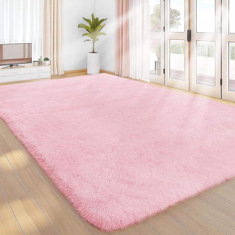 Faux Fur Shag Rug Available Carpet for Living Room and Bedroom, Fluffy Area Rug